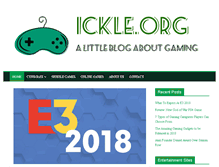 Tablet Screenshot of ickle.org